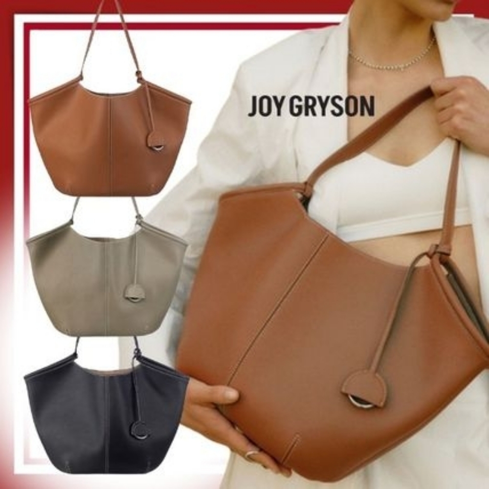 Joy Gryson (W Concept) Nimbus Medium Leather Shoulder Bag In Camel